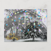 Kerstmis in de stad briefkaart (Voorkant)