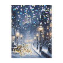 Kerstmis in de stad.