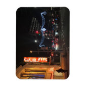 Kerstmis in de stad Brooklyn NYC Fotografie Magneet (Verticaal)