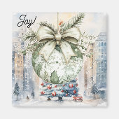 Kerstmis in de stad magneet (Voorkant)