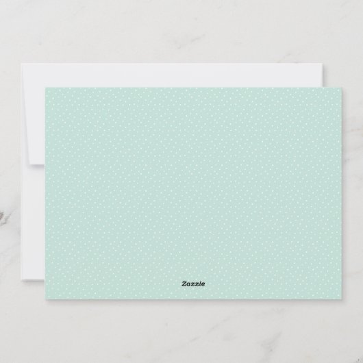 Kerstmis in de stad Plat Kerstkaart (Achterkant)