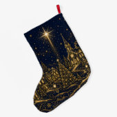 Kerstmis in de sterren | Kerstmis dorp Grote Kerstsok (Achterkant (Hangend))