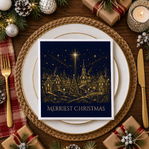 Kerstmis in de sterren Kerstmis dorp Servet