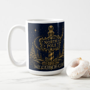 Kerstmis in de sterren Noordpool Koffiemok