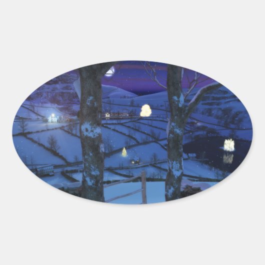 Kerstmis in de Stickers van Glen (Voorkant)
