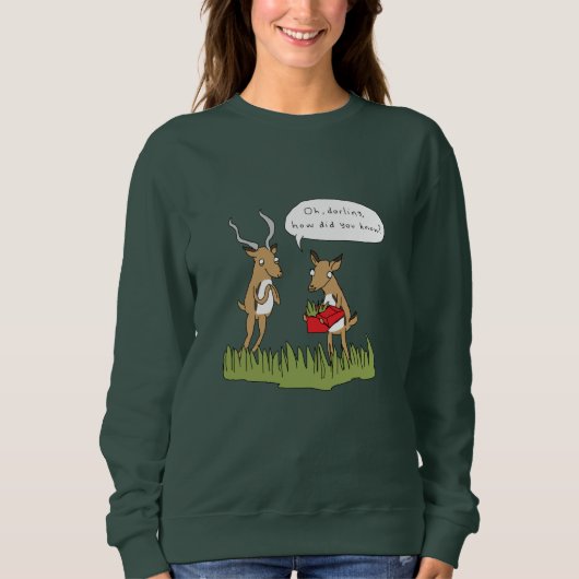 Kerstmis in de Struik | Funny Safari Jumper Trui (Voorkant)