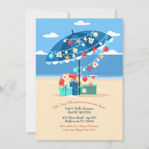 Kerstmis in de tropen Bewegende aankondiging