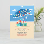 Kerstmis in de Tropen Verhuisbericht Feestdagenkaart (Staand voorkant)