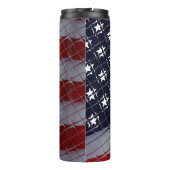 Kerstmis in de VS: Een Uitbundige Viering van Vrij Thermosbeker (Achterkant)