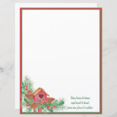 Kerstmis in de waterverf (Voorkant / Achterkant)