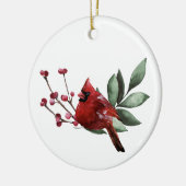 Kerstmis in de winter | Aangepast 4 collage foto Keramisch Ornament (Links)