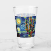 Kerstmis in de woestijn Zuidwest Saguaro Cactus Glas (Achterkant)