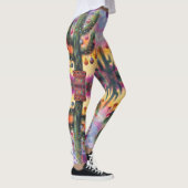 Kerstmis in de woestijn Zuidwest Saguaro Cactus Leggings (Rechts)