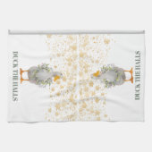 Kerstmis in de zalen theedoek (Horizontaal)