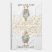 Kerstmis in de zalen theedoek (Verticaal)