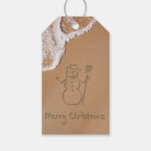 Kerstmis in de zomer cadeaulabel (Voorkant)