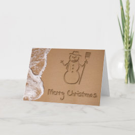 Kerstmis in de zomer feestdagen kaart