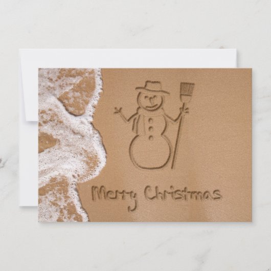 Kerstmis in de zomer kaart (Voorkant)