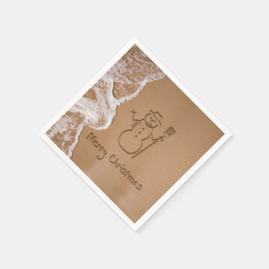 Kerstmis in de zomer servetten (Hoek)