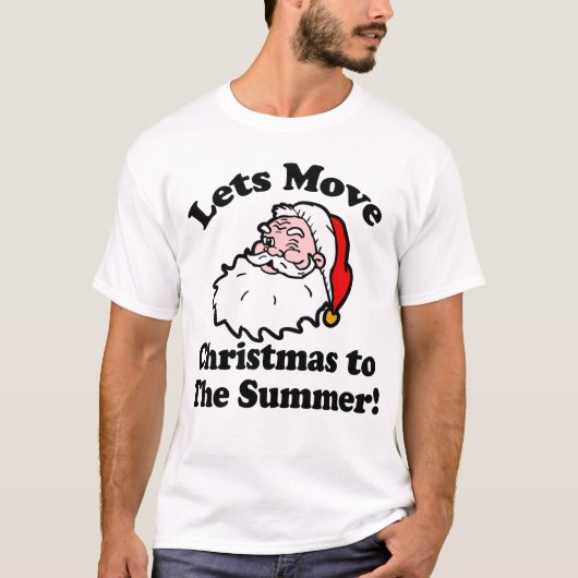 Kerstmis in de zomer t-shirt (Voorkant)