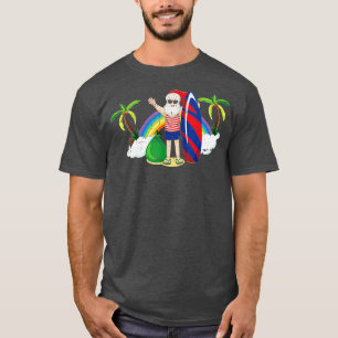 Kerstmis in de zomer van juli Tropisch T-shirt