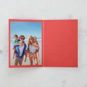 Kerstmis in de zomervakantie kaart (Binnen)