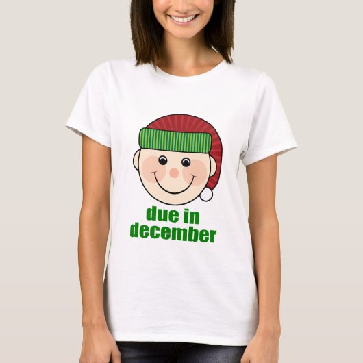 Kerstmis in december T-shirt (Voorkant)