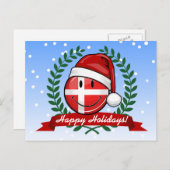 Kerstmis in Denemarken | Feestdagenkaart (Voorkant / Achterkant)