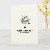 Kerstmis In Deze Economie Kaart (Gele Bloem)