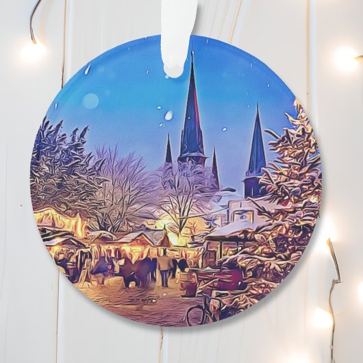 Kerstmis in Duitsland Keepsake Souvenir Ornament