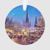 Kerstmis in Duitsland Keepsake Souvenir Ornament (voorkant)