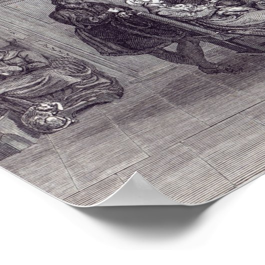 Kerstmis in Duitsland Poster (Hoek)