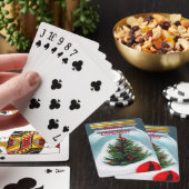 Kerstmis in een pot. pokerkaarten (Insitu)