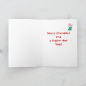 Kerstmis in een stopkaart feestdagen kaart (Binnen)