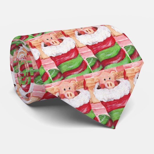 Kerstmis in een Stropdas van de Staak (Opgerold)