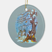 Kerstmis in Elf Hall Keramisch Ornament (Links)