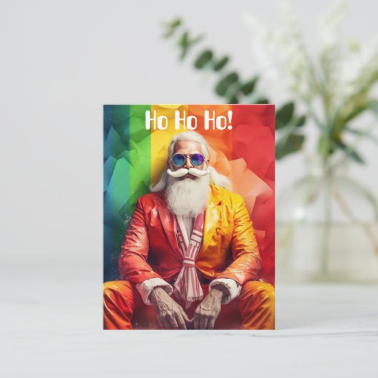 Kerstmis in elke kleur briefkaart (Staand voorkant)