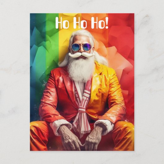 Kerstmis in elke kleur briefkaart (Voorkant)