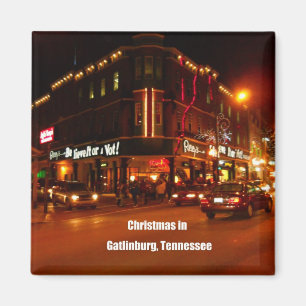 Kerstmis in Gatlinburg, Tennessee Magneet