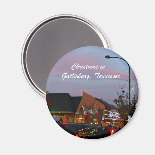 Kerstmis in Gatlinburg, Tennessee Magneet (Voorkant / Achterkant)