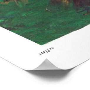 Kerstmis in Guam, origineel schilderij. Poster