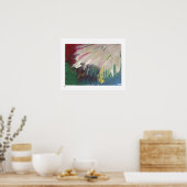 Kerstmis in Guam, origineel schilderij. Poster (Keuken)