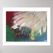 Kerstmis in Guam, origineel schilderij. Poster (Voorkant)