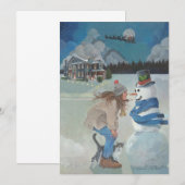 Kerstmis in Harlysville Bedankkaart (Voorkant / Achterkant)