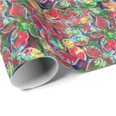 Kerstmis in Hawaï Cadeaupapier (Rol Hoek)