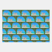 Kerstmis in Hawaï Inpakpapier Vel (Voorkant 3)