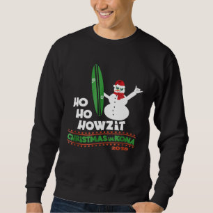 Kerstmis in Hawaii Tshirt Howzit Surf Dude Snowma