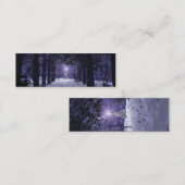 Kerstmis in het Bladwijzer Pines Mini Visitekaartje (Voorkant / Achterkant)