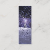 Kerstmis in het Bladwijzer Pines Mini Visitekaartje (Achterkant)