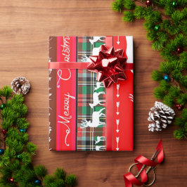 Kerstmis in het bos cadeaupapier